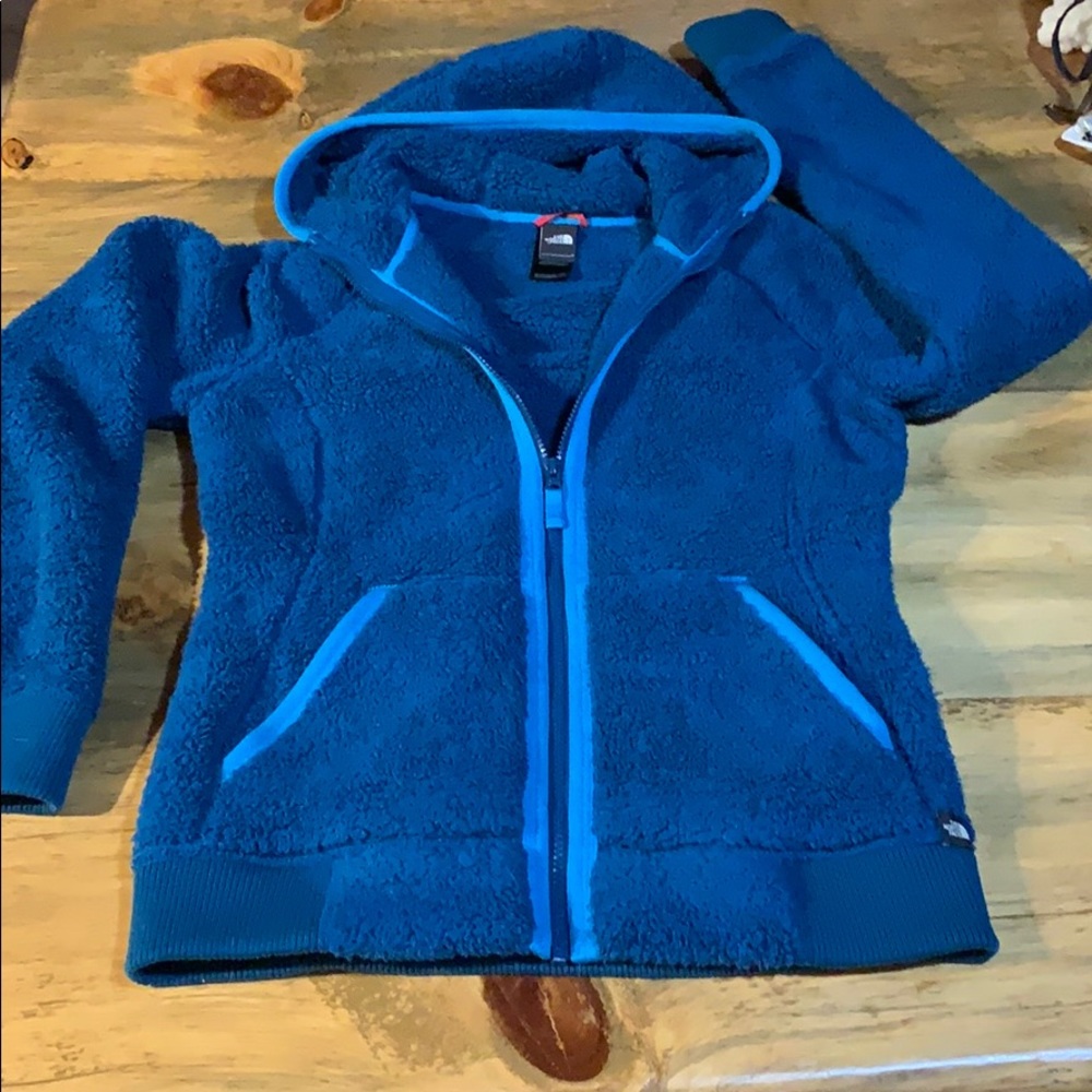 North Face zip up hoodie. Size Medium